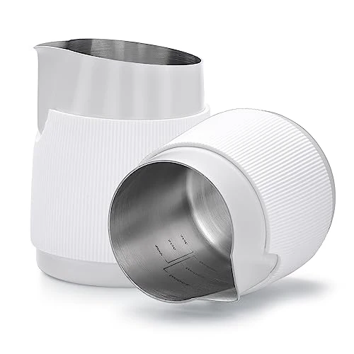 Natural Handleless Milk Pitcher with Sharp Spout Proven