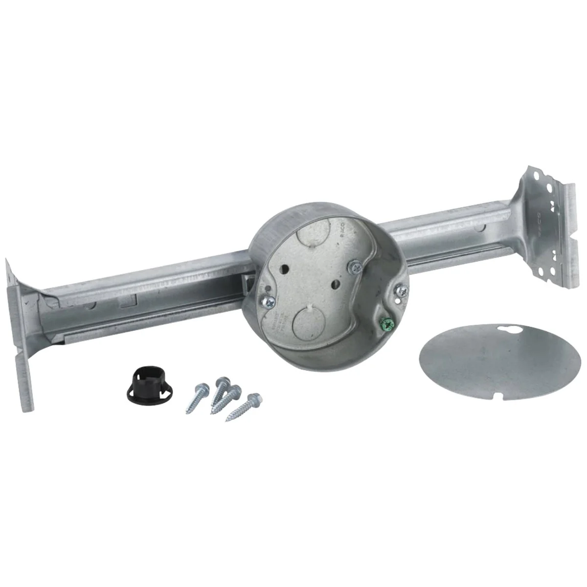 Original Design Raco KWIK-BRACE Bracket Mount New Construction 1-1 2 In. D. Ceiling Fan Box Original