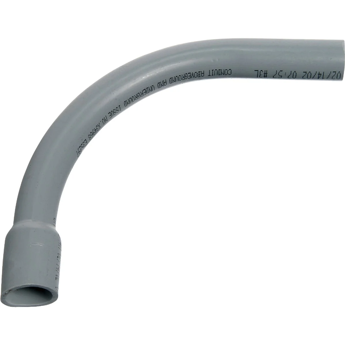 Pure Carlon 2-1 2 In. Schedule 40 90 Deg Standard Radius Belled End PVC Elbow Durable