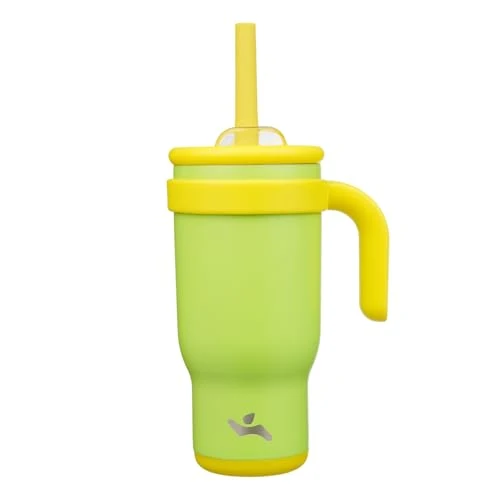 Effective 18 oz Tumbler with Handle and Straw Unique
