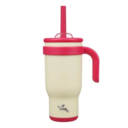 Professional 18 oz Tumbler with Handle and Straw Trendy