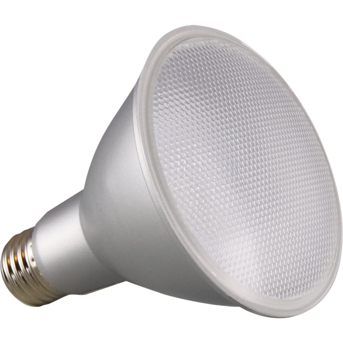 Lightweight Satco 75W Equivalent Warm White PAR30 Long Neck Medium Dimmable LED Floodlight Light Bulb Practical