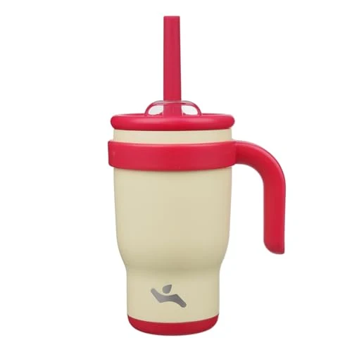 Luxury 14 oz Tumbler with Handle and Straw Lightweight