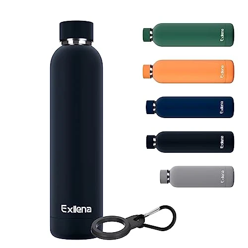 Professional Slim Insulated Water Bottles for Travel 25oz with Clip Sophisticated
