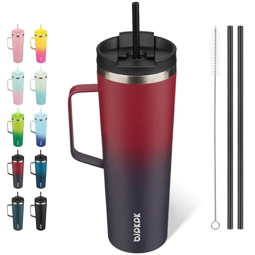 Convenient 30oz Insulated Tumbler with Handle Effective