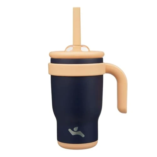 Casual 14 oz Tumbler with Handle and Straw First-Class