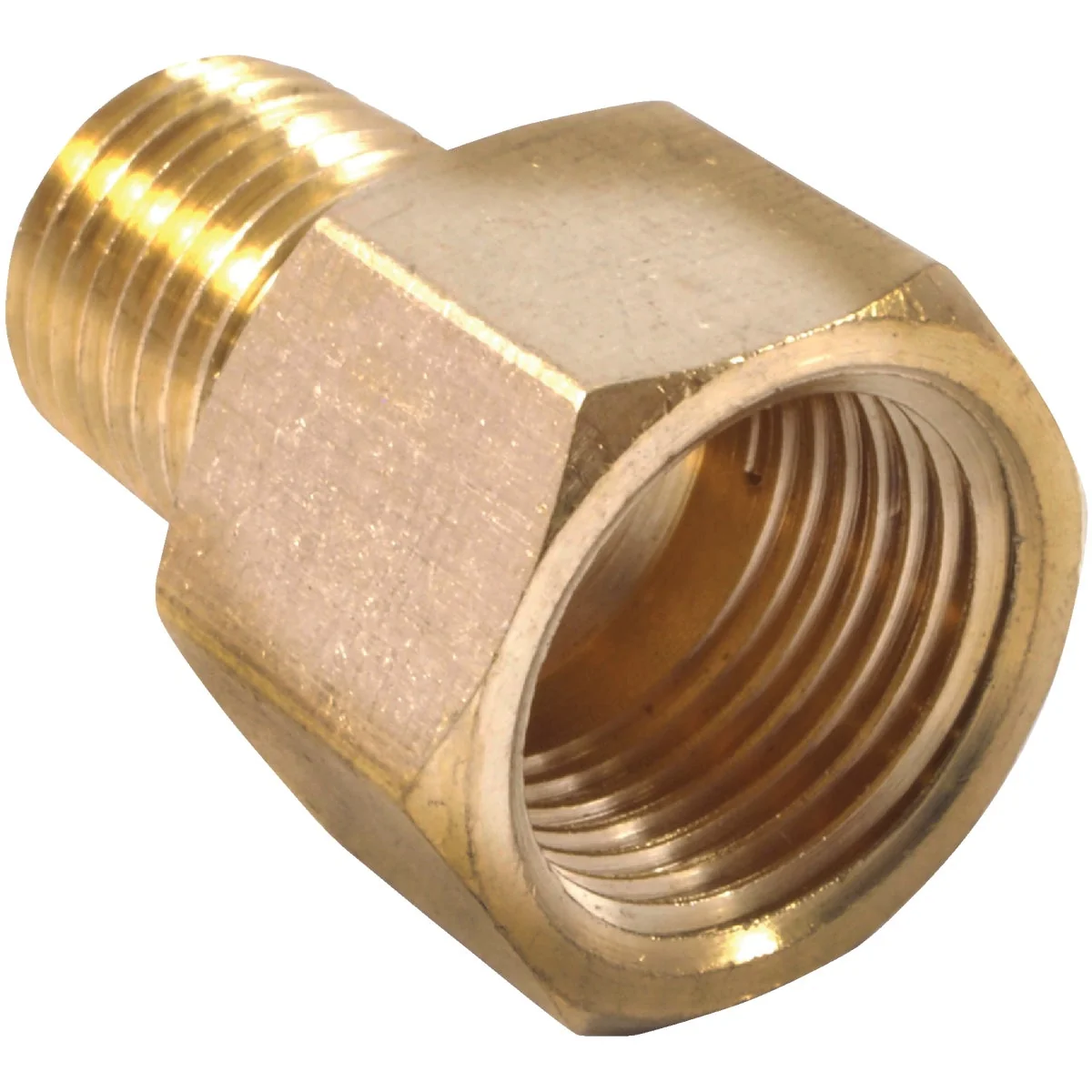Lightweight Forney 3 8 In. FNPT x 1 4 In. MNPT Brass Reducer Adapter Outstanding