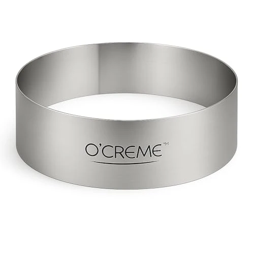 Modern Cake Ring Sturdy Stainless Steel Round Mousse Cake Ring Mold for Baking Reliable