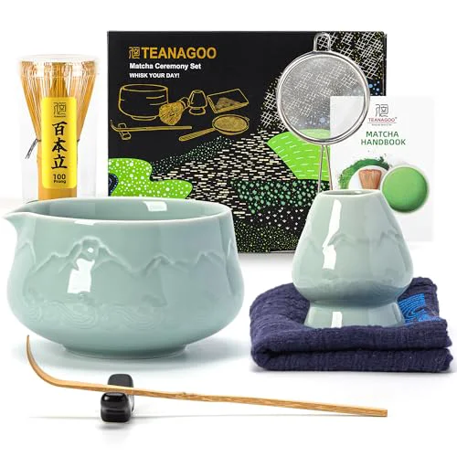 Flexible 7 Pcs Matcha Whisk Set Blue Verified