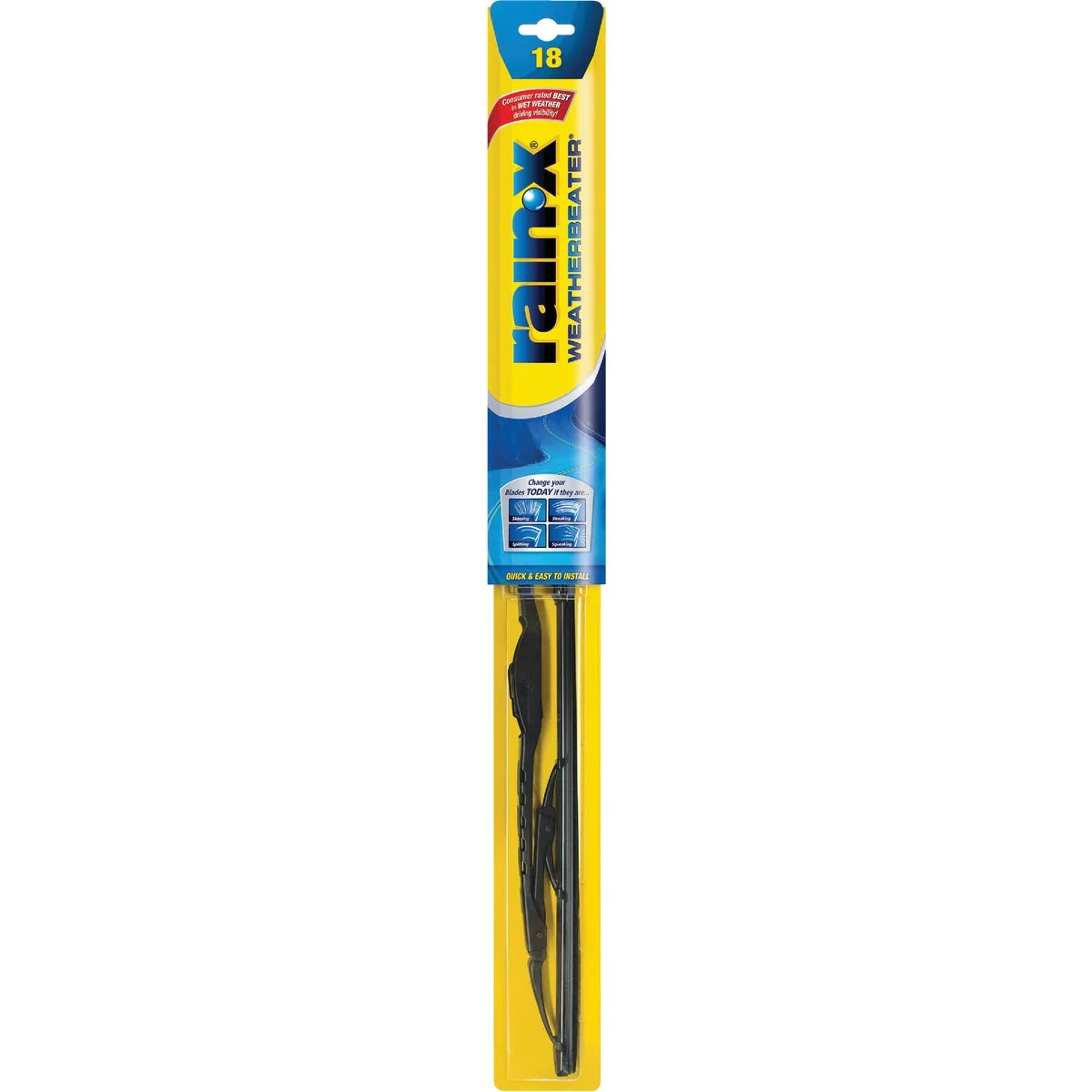 Reusable Rain-X Weatherbeater 18 In. Wiper Blade Organic