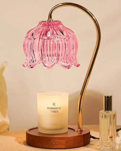 Smooth Flower Candle Warmer Lamp with Timer Quality
