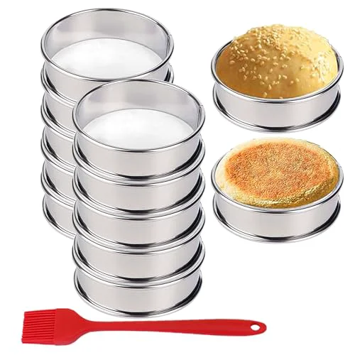 World-Class English Muffin Rings 12 Count High-Performance