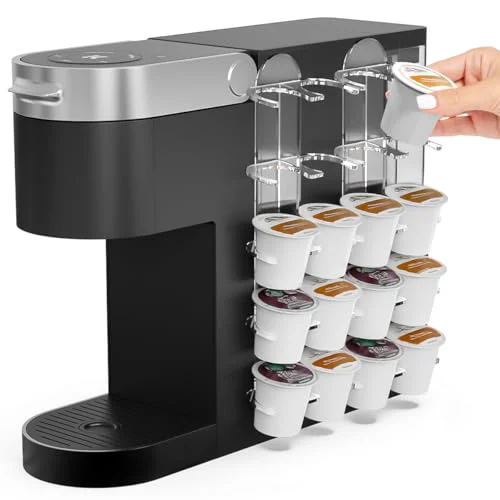 Relaxed K Cup Pod Holder Acrylic Coffee Capsule Storage 2 Count Elite