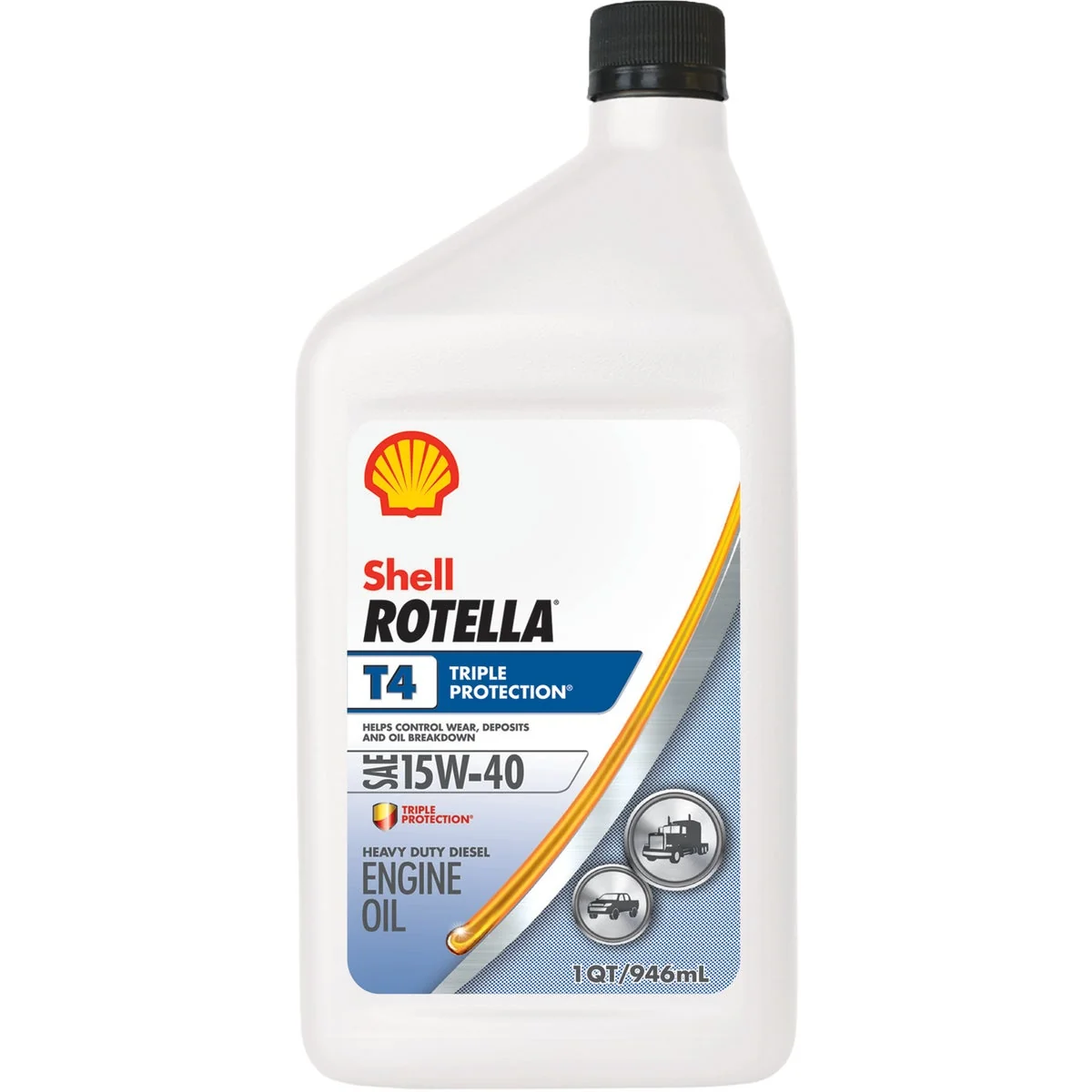 Selected ROTELLA 15W40 Quart Triple Protection Motor Oil Easy-to-Use