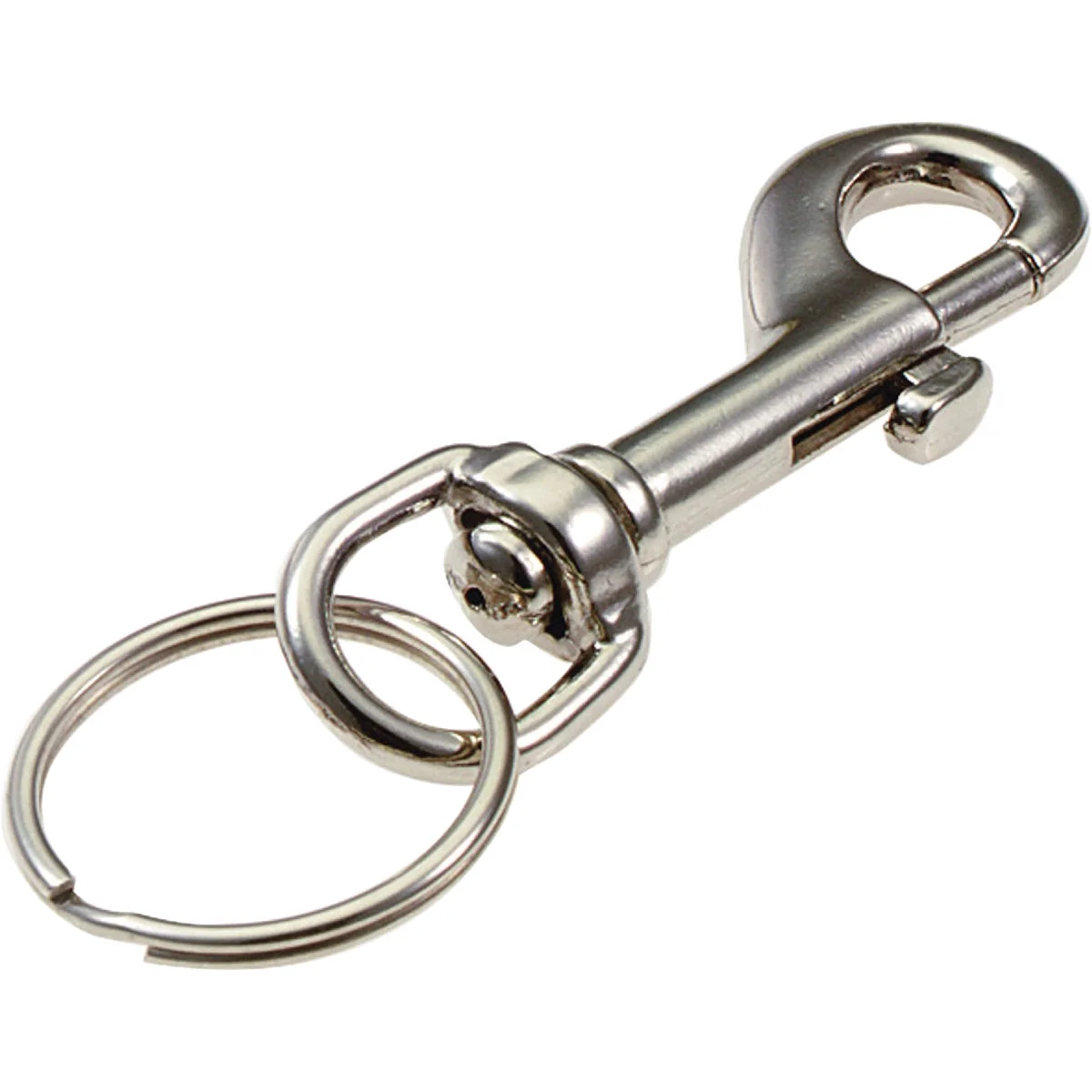 Next-Generation Lucky Line Nickel-Plated Steel 1-1 8 In. x 3-1 8 In. L. Key Chain Top-Quality