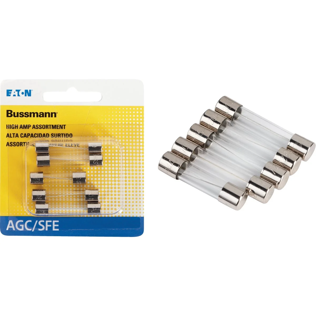 Fine Bussmann AGC SFE Tube Fuse Assortment 5-Pack High-End