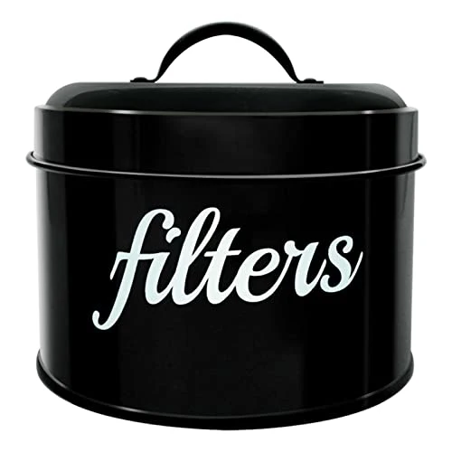 Flexible White Enamel Coffee Filter Holder with Lid Fast