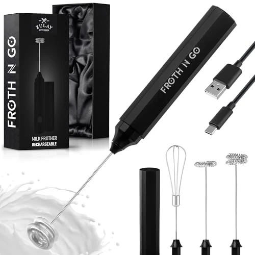 Original Zulay Rechargeable Milk Frother Reliable