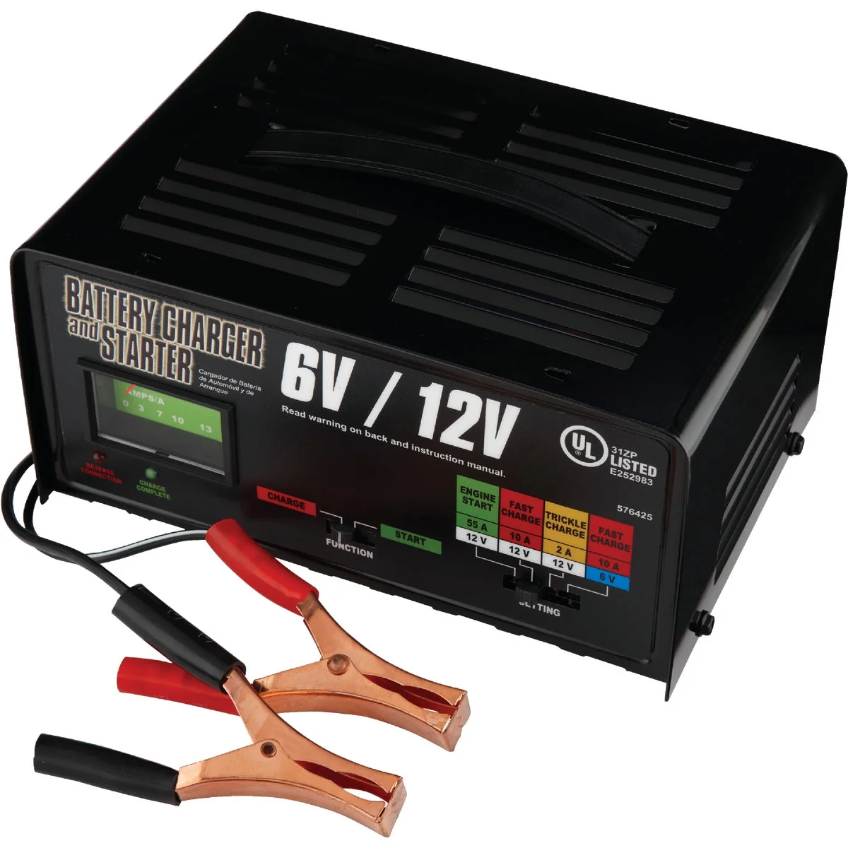 Excellent Automatic 6V and 12V 2A 10A 55A Auto Battery Charger Original Design