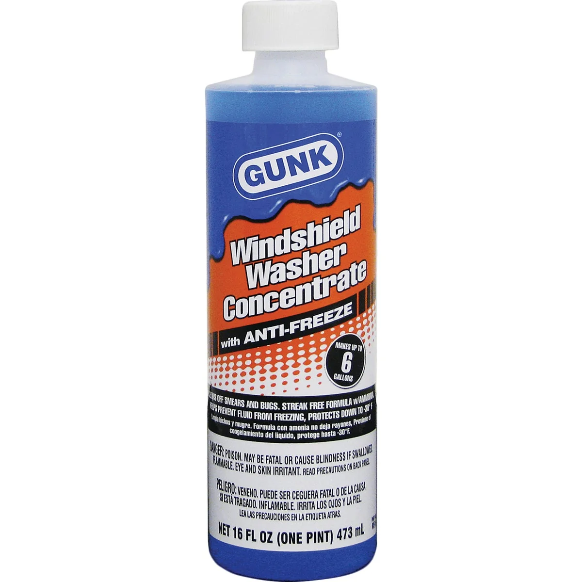 Casual Gunk 16 Oz. Concentrate Windshield Washer Fluid with Anti-ze Specialty