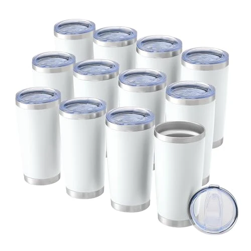 Versatile 20oz Tumbler Bulk 12 Count Minimalist