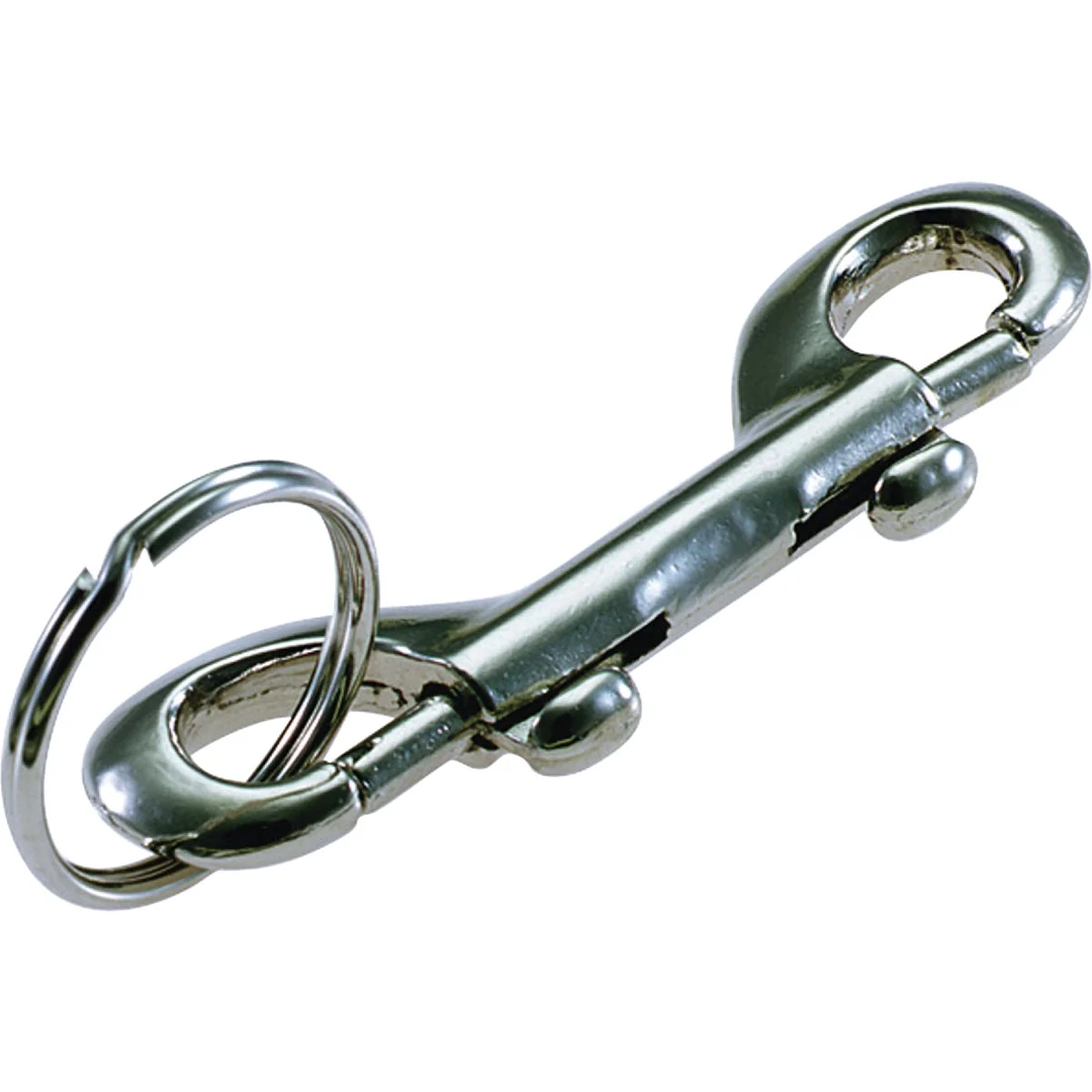Premium Material Lucky Line Nickel-Plated Zinc 1-1 8 In. x 3-1 2 In. L. Key Chain Soft