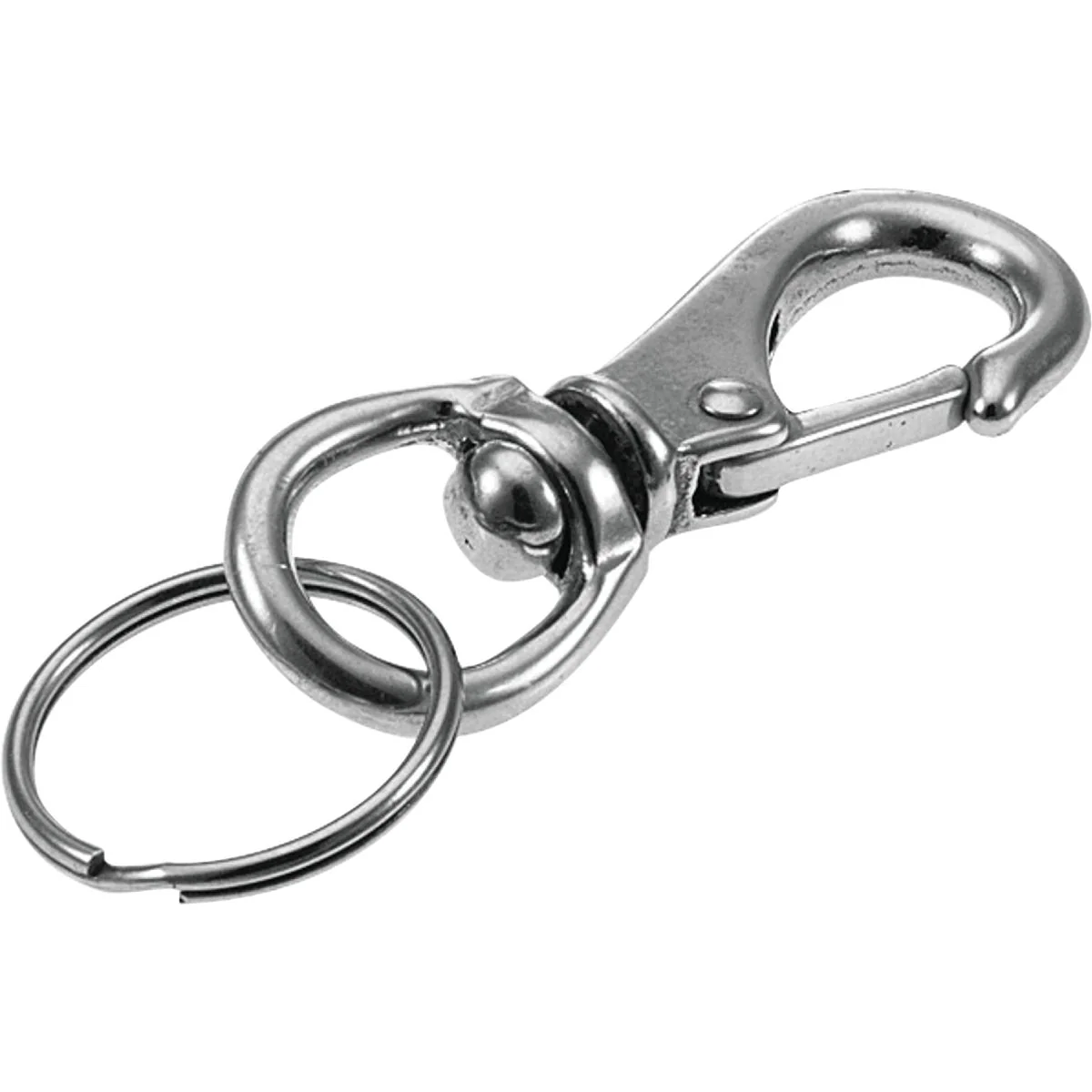 Excellent Lucky Line Nickel-Plated Zinc 1-1 2 In. x 3-1 4 In. L. Key Chain High-Performance