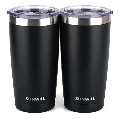 Stylish Travel Coffee Mug with Lid 2 Count Responsible