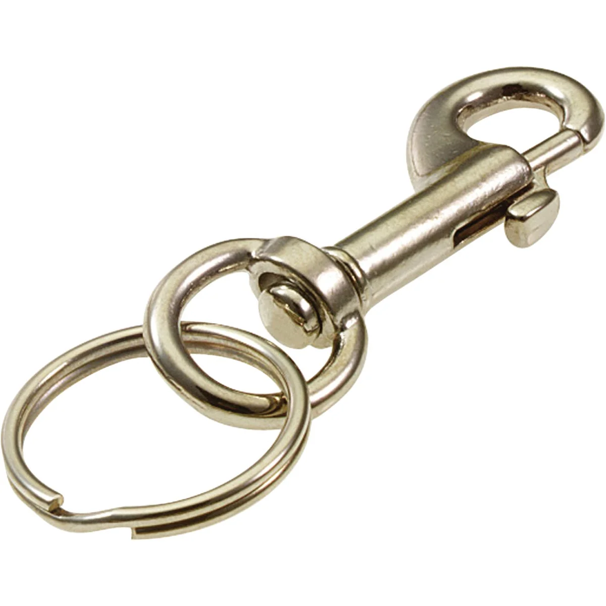 Enhanced Lucky Line Nickel-Plated Zinc 7 8 In. x 2-1 8 In. L. Key Chain Effective