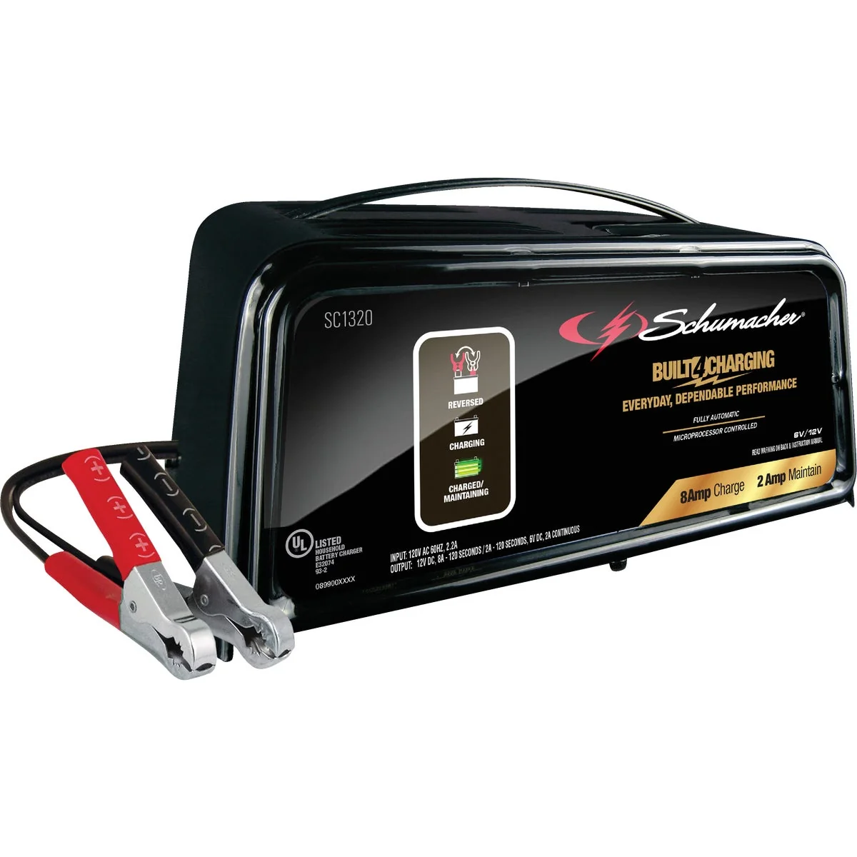 Modern Schumacher Manual 12V 6A Auto Battery Charger Responsible