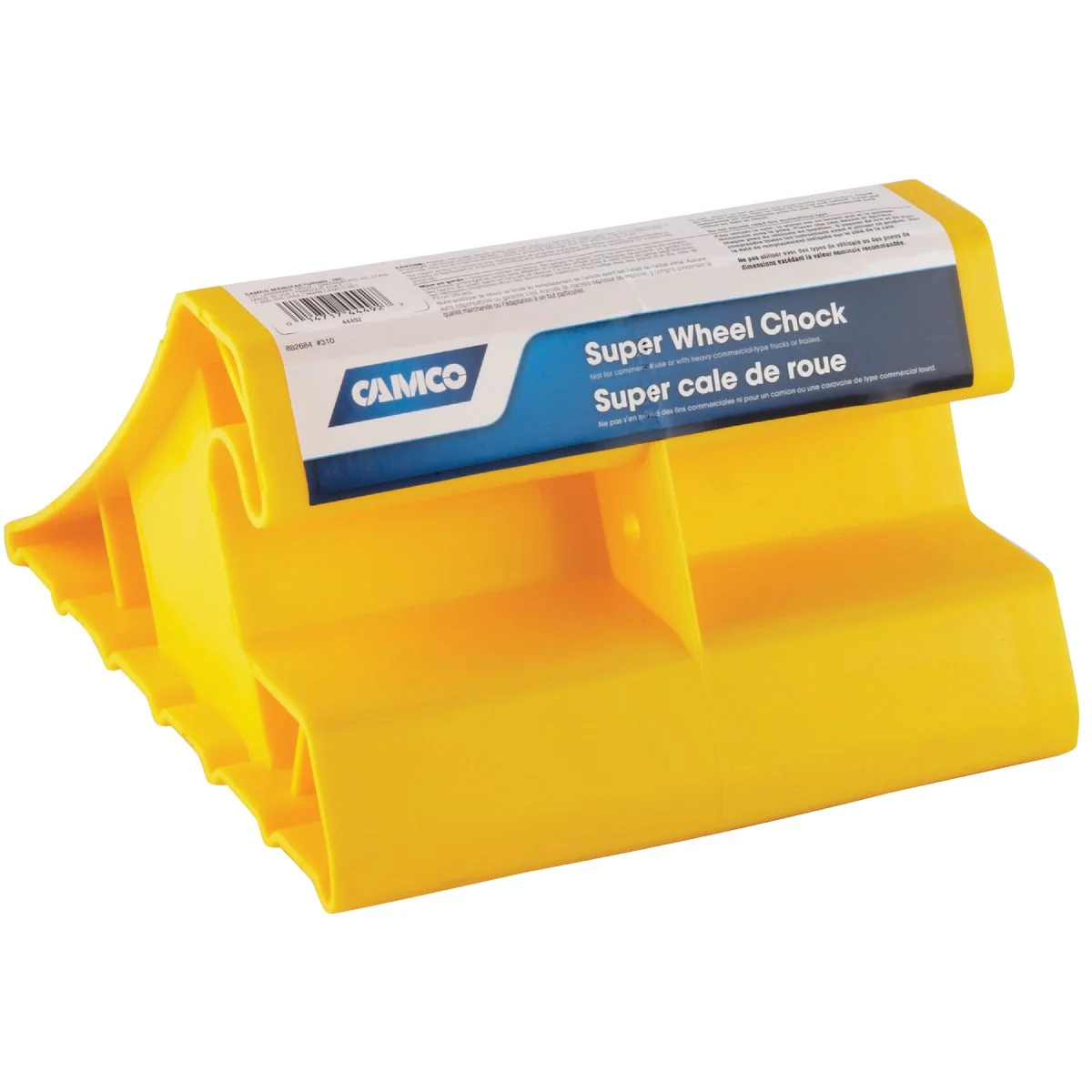 Durable Camco Yellow Polypropylene Super RV Wheel Chock Casual