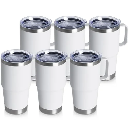 Premium 20oz Tumbler Bulk with Lid 6 Count Innovative