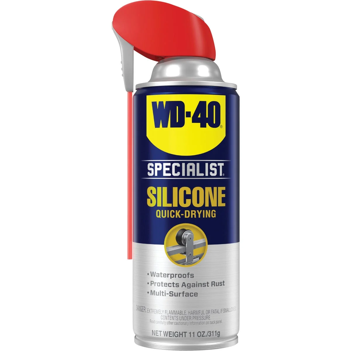 Responsible WD-40 Specialist 11 Oz. Aerosol Water-Resistant Silicone Lubricant Green