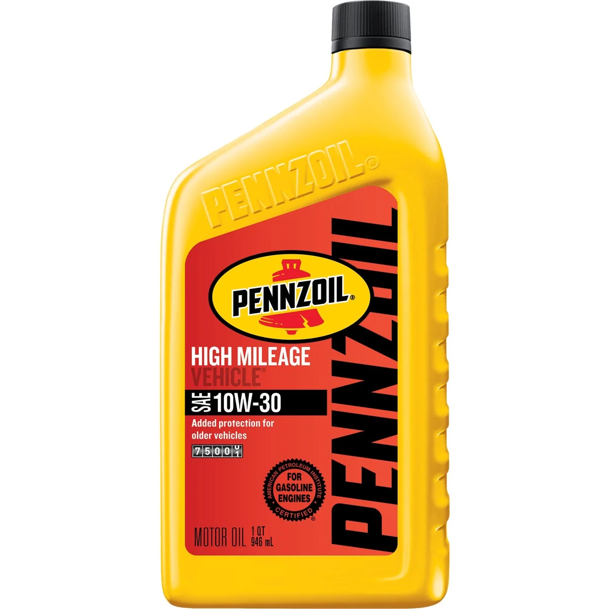 Relaxed Pennzoil 10W30 Quart High Mileage Motor Oil Recyclable