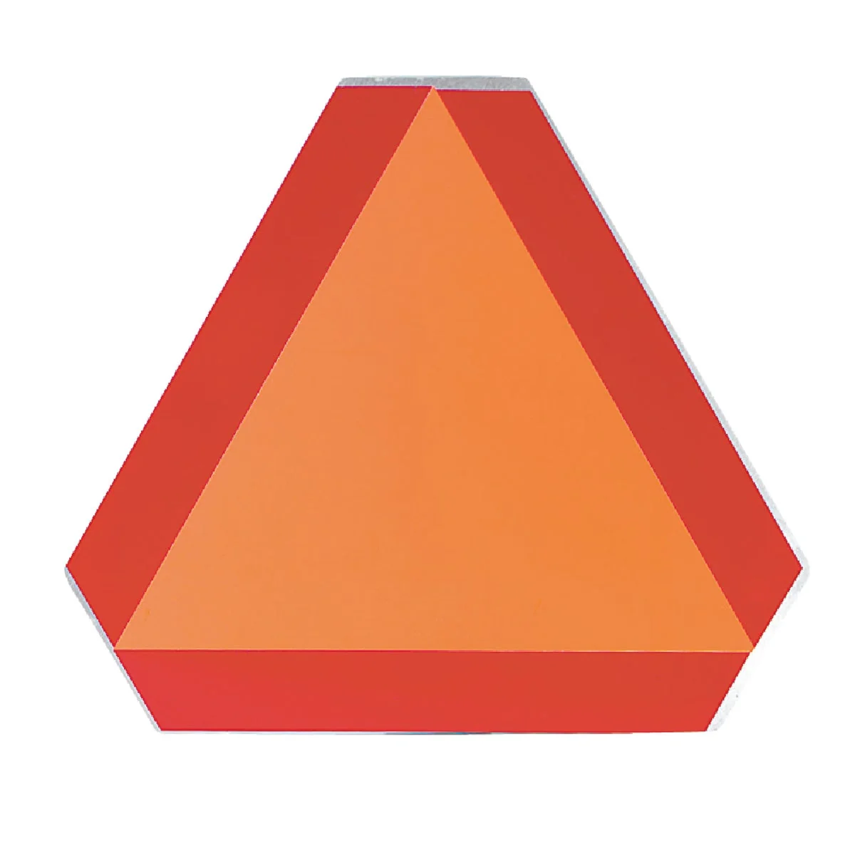 Casual Safety Vehicle Emblem 16 In. x 14 In. Slow Moving Vehicle Emblem Aluminum Sign Solid
