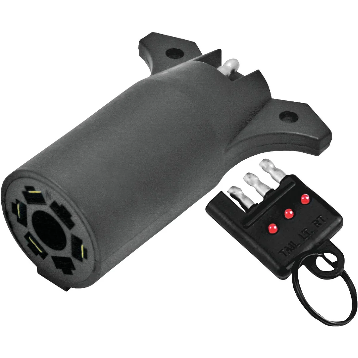Luxury Reese Towpower 7-Blade to 4-Flat Plug-In Adapter with Circuit Tester High-Quality