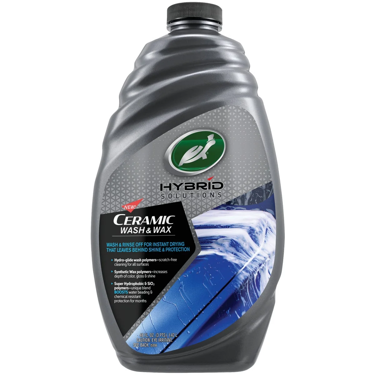 Classic Turtle Wax 48 Oz. Liquid Hybrid Solutions Ceramic Car Wash Wax High-Grade