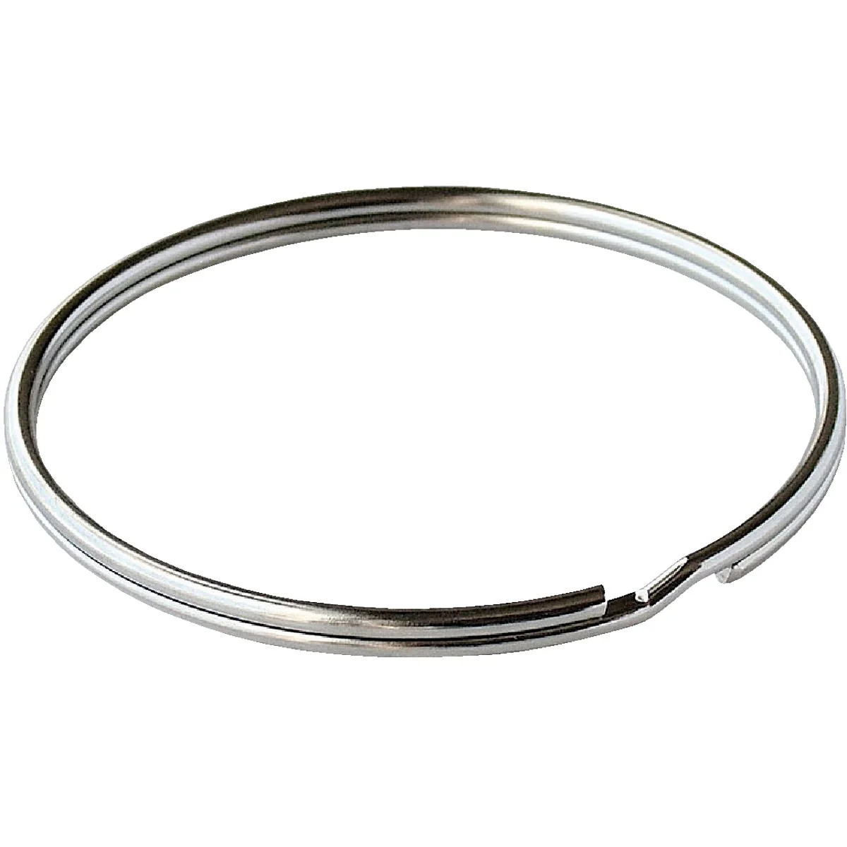 Innovative Lucky Line Tempered Steel Nickel-Plated 1-1 8 In. Key Ring 2-Pack Environmentally Friendly