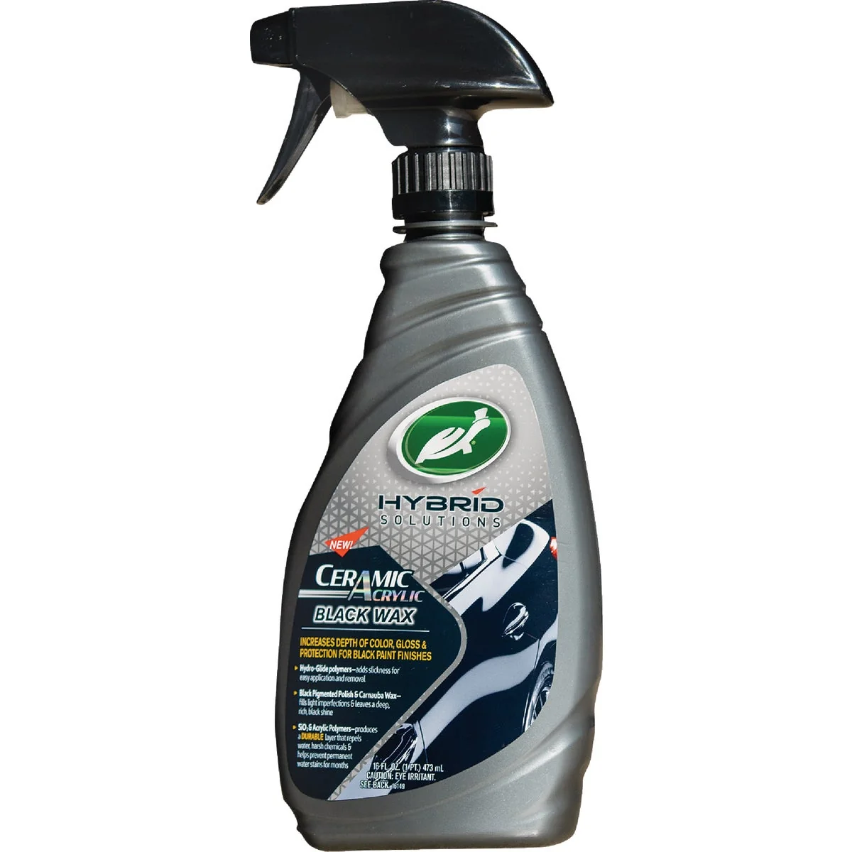 High-Grade Turtle Wax Hybrid Solutions 16 Oz. Trigger Spray Ceramic Acrylic Black Car Wax Sustainable