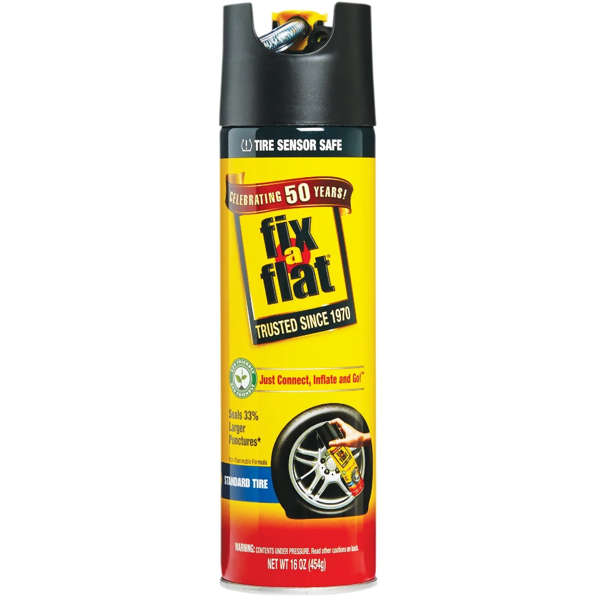 Premium Fix-A-Flat 16 Oz. Aerosol Tire Puncture Sealer and Inflator Refined
