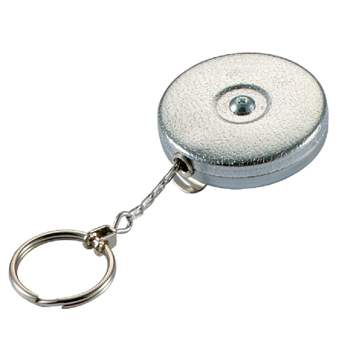 Prestigious Lucky Line Key Bak Clip-On 24 In. Chrome Retractable Key Chain Trendy
