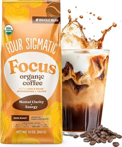 Official Dark Roast Organic Whole Bean Coffee 12 Ounce Powerful