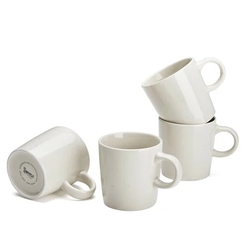 Sustainable 3.5oz Porcelain Espresso Cups Set of 4 3.5 Count Prestigious
