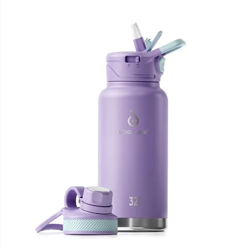 Recyclable 32oz Stainless Steel Insulated Bottle with 2 Leak Powerful