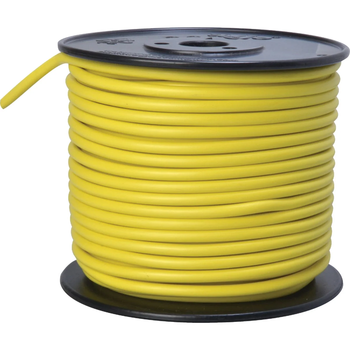 World-Class ROAD POWER 100 Ft. 10 Ga. PVC-Coated Primary Wire Yellow Minimalist