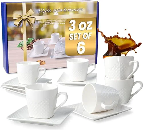 Flexible Turkish Coffee Cup Set of 6 12 Count Selected