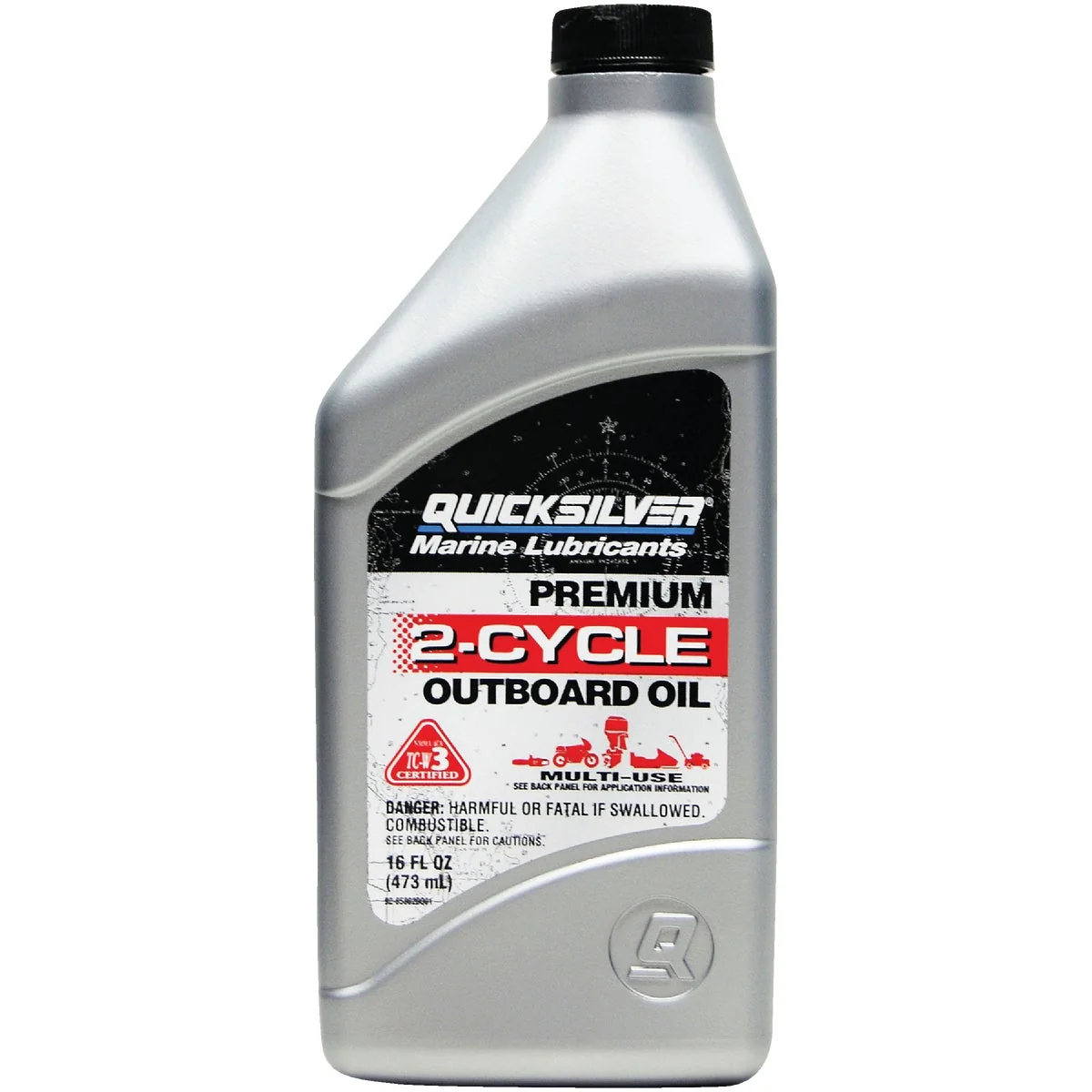Premium Mercury Quicksilver 16 Oz. Outboard 2-Cycle Motor Oil Selected