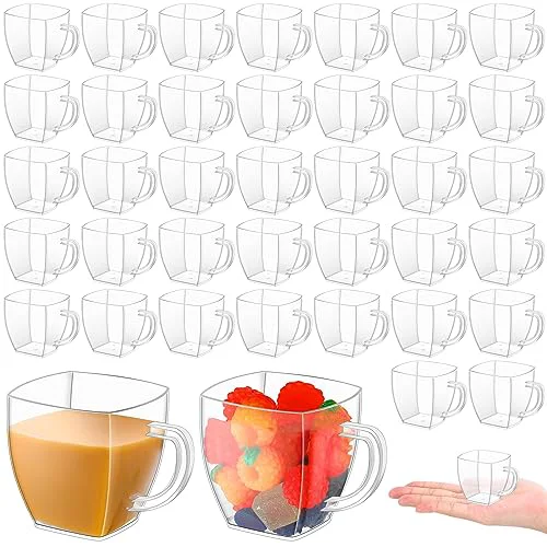 Reusable 100 Pcs 2oz Disposable Espresso Cups Hard Plastic Selected