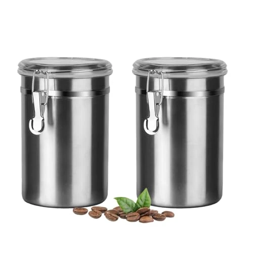 Genuine Stainless Steel Food Container with Clear Lids Airtight Container Stackable Small Canisters Kitchen Pantry Storage for Ce Relaxed