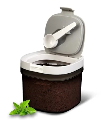 User-Friendly Airtight Coffee Storage Container with Magnetic Scoop Long-Lasting